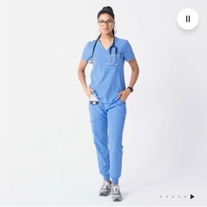 Figs ceil blue joggers